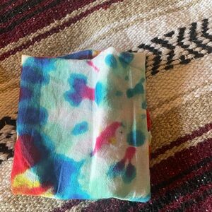 Colorful Tie-Dye Scarf